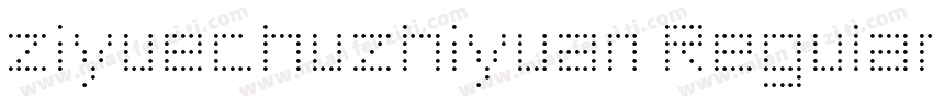 ziyuechuzhiyuan Regular字体转换